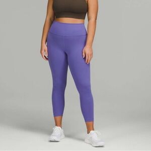 Lululemon Wunder Train High-Rise Tight 25", Charged Indigo, Size 4
